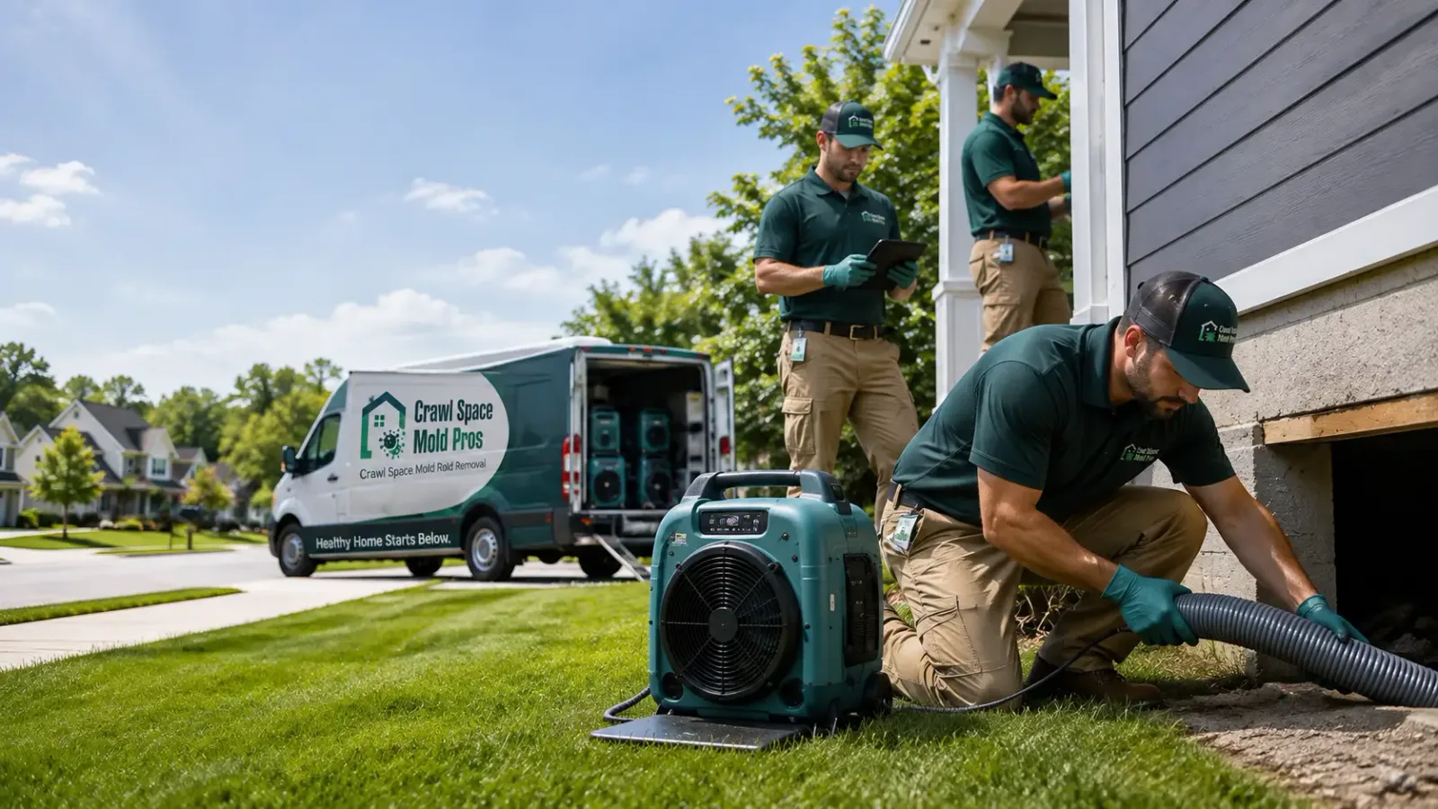 Crawl Space Mold Removal in Pembroke, VA